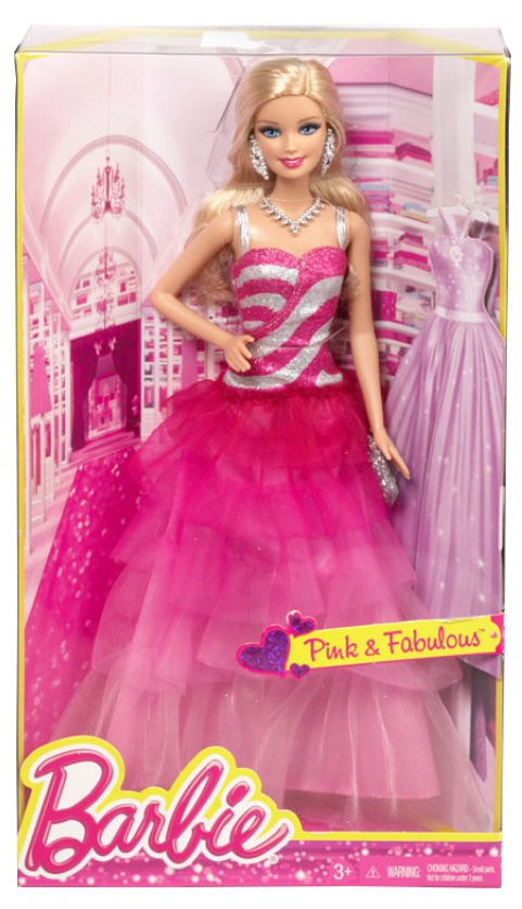 Barbie růžová BFW17