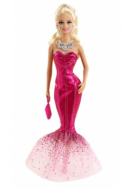 Barbie růžová BFW17