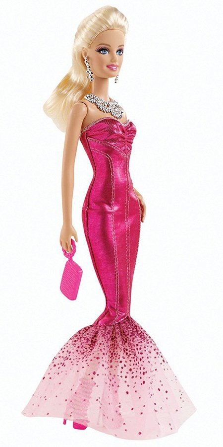 Barbie růžová BFW17