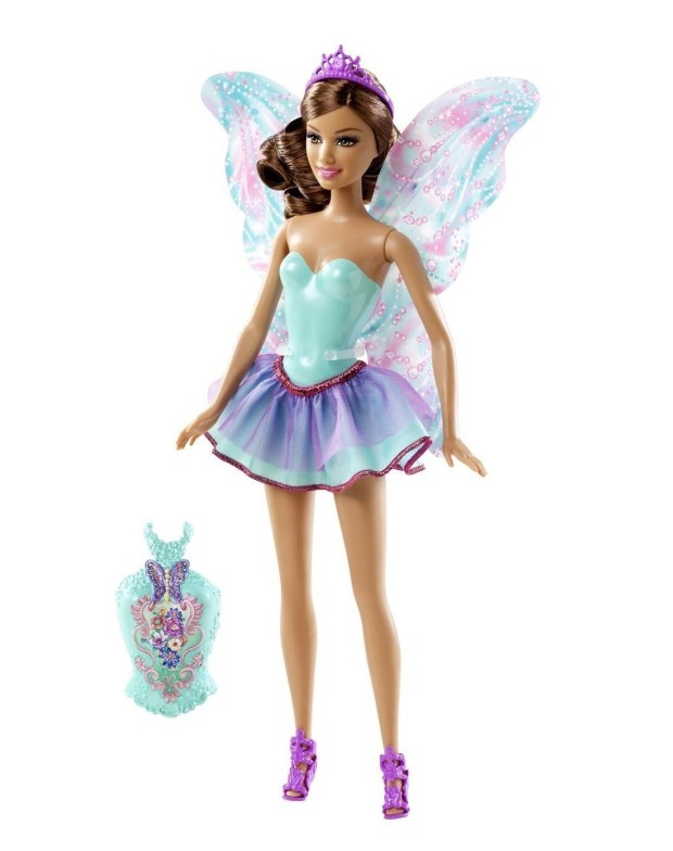 Barbie - Víla s křídly Tyrkysová