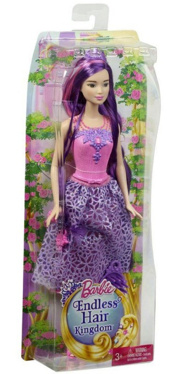 Barbie - Dlouhovláska Fialová
