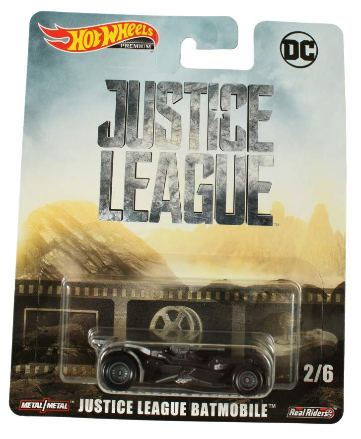 Hot Wheels - Vozidla 1:64 Justice League Batmobile