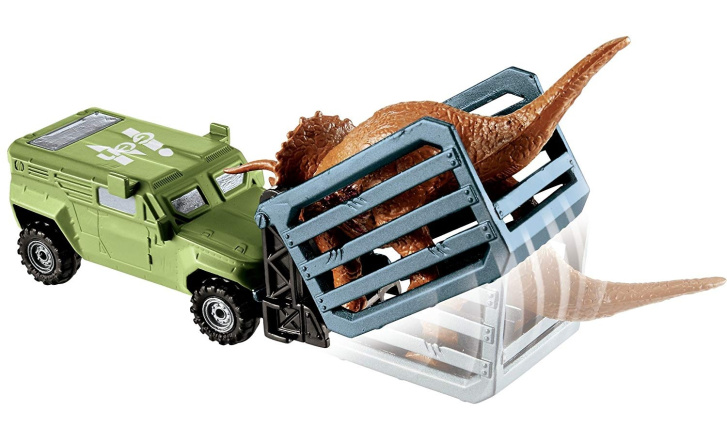 Jurassic World - Vozidlo s dinosaurem