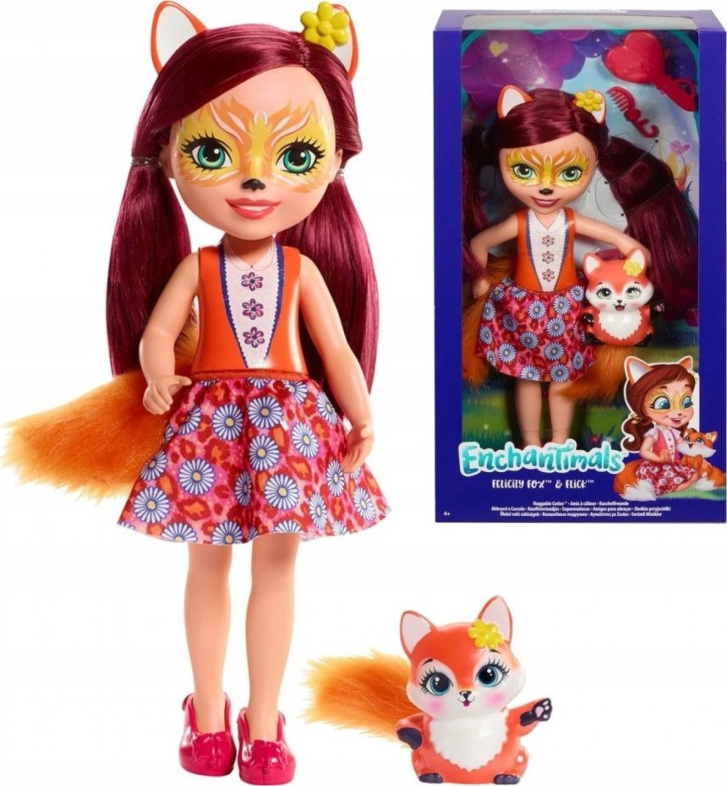 Enchantimals – Panenka se zvířátkem Felicity Fox & Flick