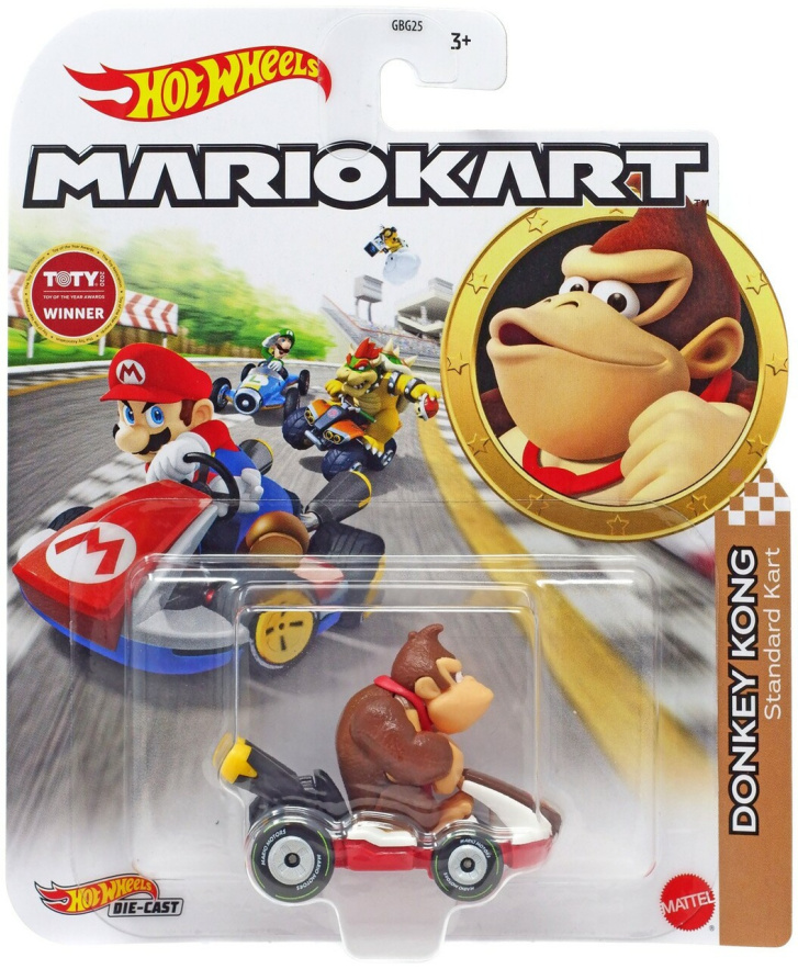 Hot Wheels - Super Mario autíčko Donkey Kong