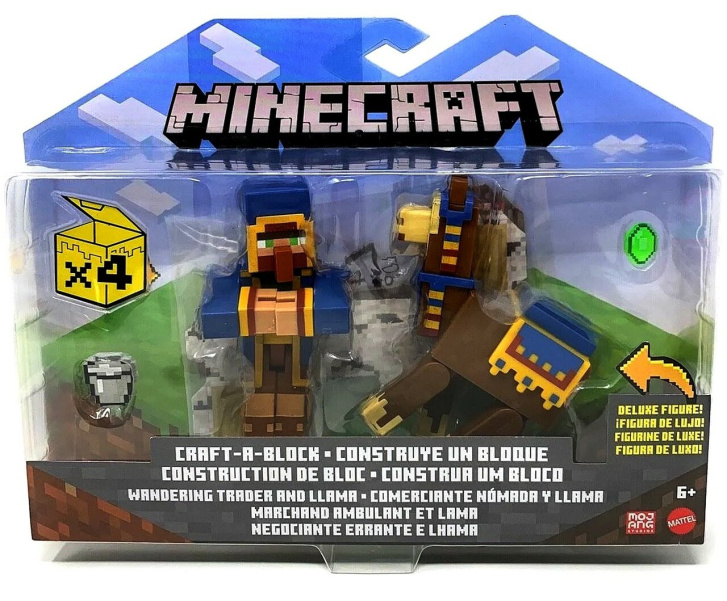 Minecraft - Figurka s doplňky Raid Captain And Ravager