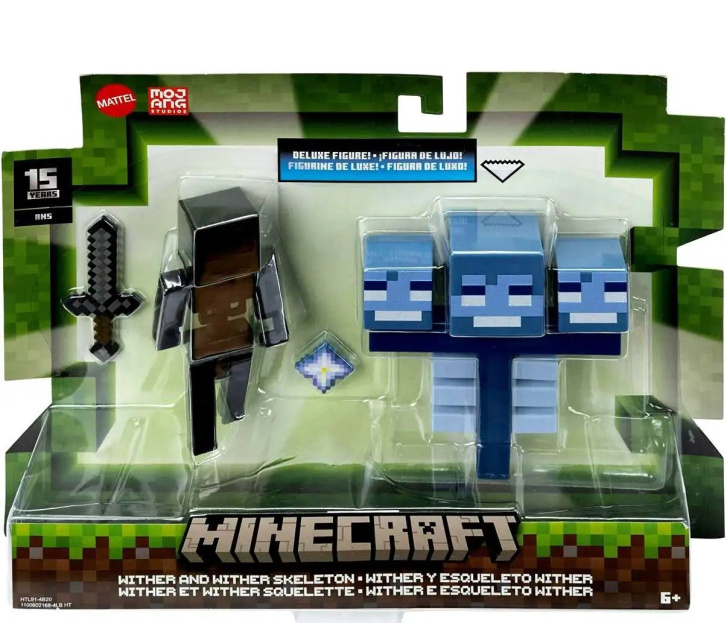 Minecraft - Figurka s doplňky Wither And Wither Skeleton