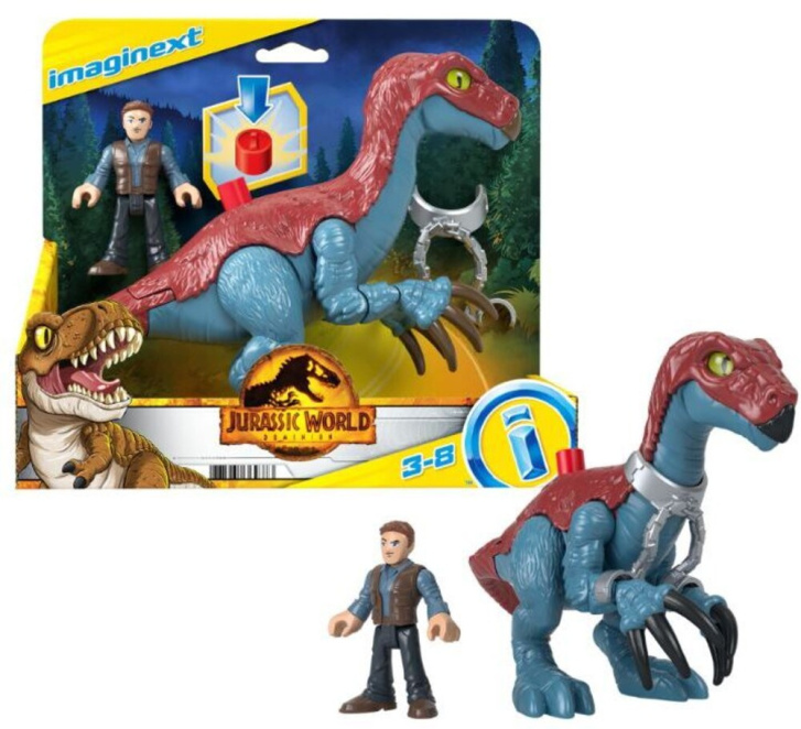 Jurassic World - Dinosaurus Therizinosaurus& Owen