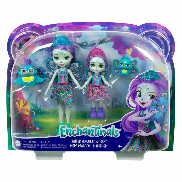 Enchantimals – Souprava figurek Patter Peacock