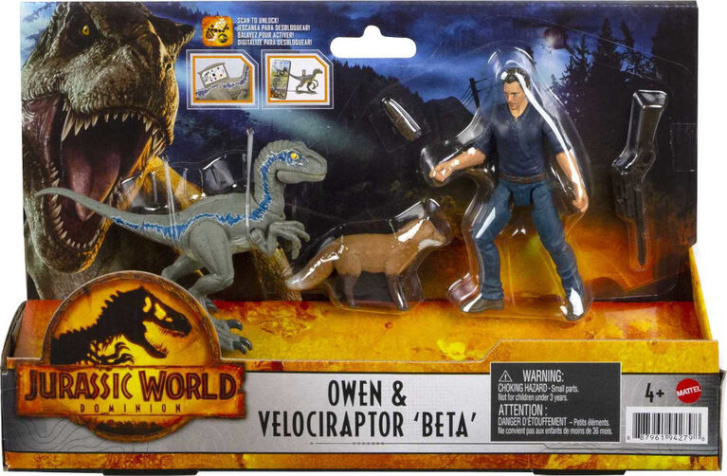 Jurassic World - Dinosaurus s figurkou