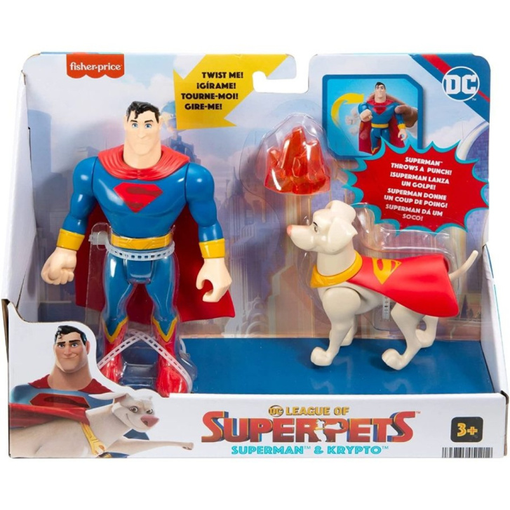 Liga Superzvierat - Figurky Superman & Krypto
