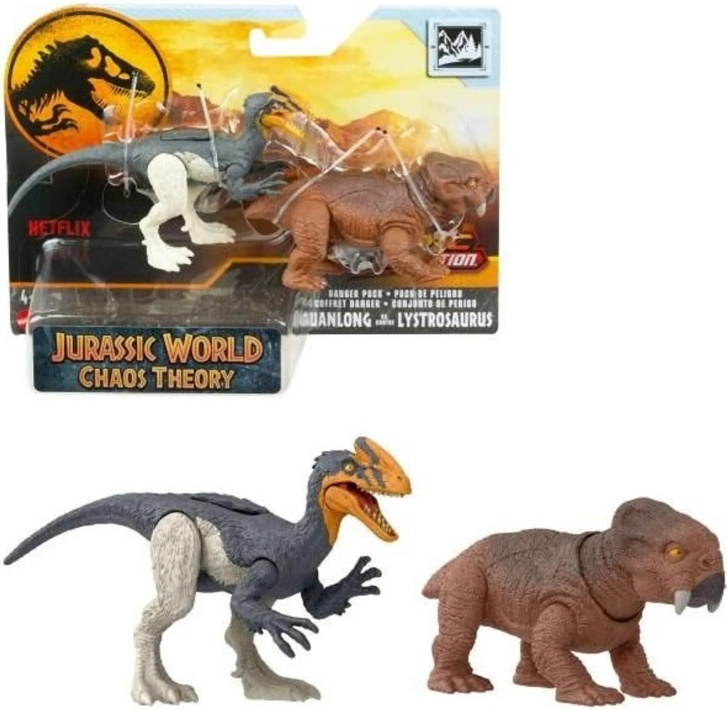 Jurassic World - Dinosaurus Guanlong & Lystrosaurus