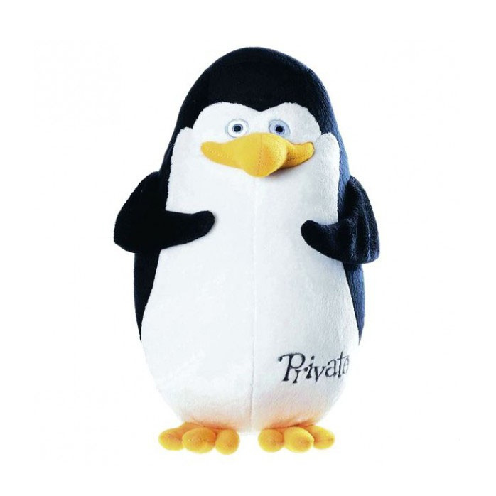 Plyšový tučňák z Madagaskaru - 25 cm