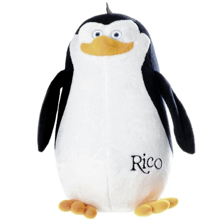 Plyšový tučňák z Madagaskaru - 60 cm