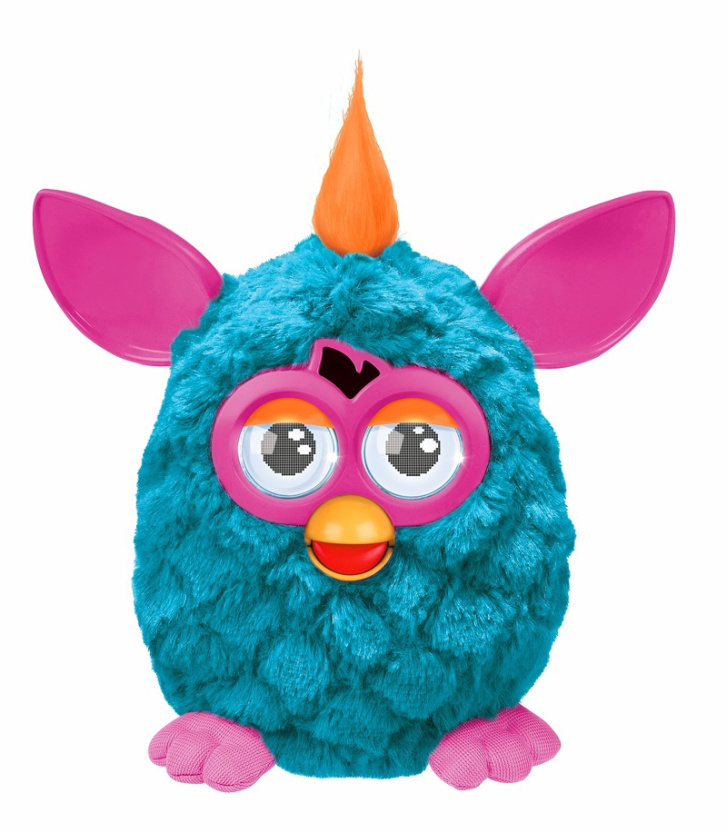 Furby - Interaktivní zvířátko Tyrkysově - Růžová