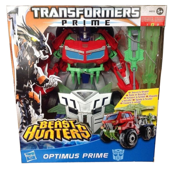 Transformers Beast Hunters - Optimus Prime Sharkticon Megatron