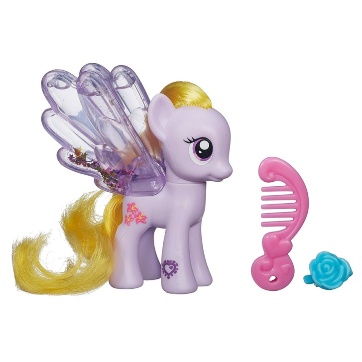 My Little Pony - Průhledný poník s třpytkami a doplňkem Applejack