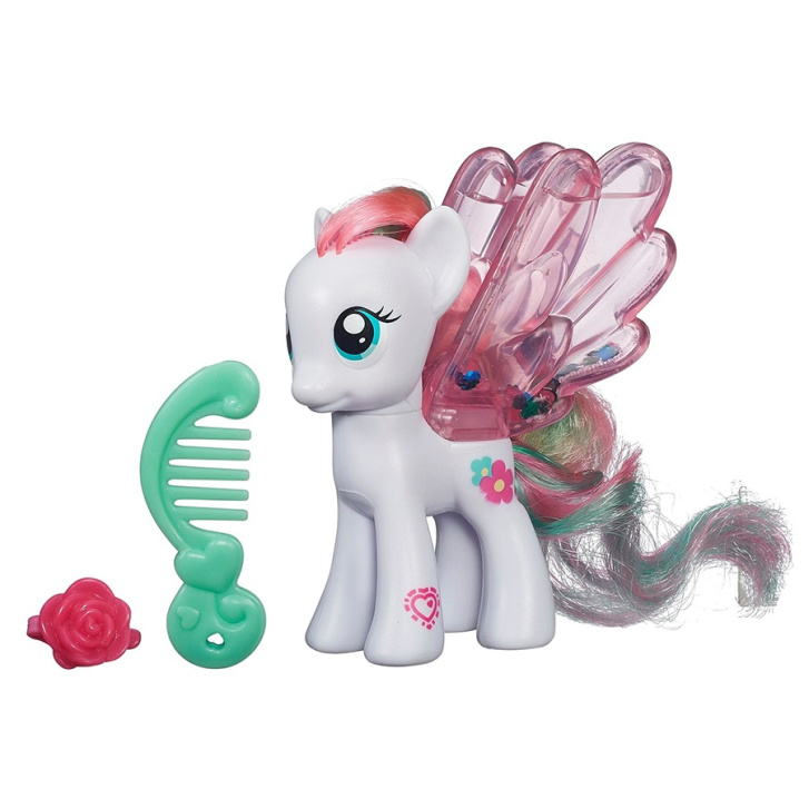 My Little Pony - Průhledný poník s třpytkami a doplňkem Applejack