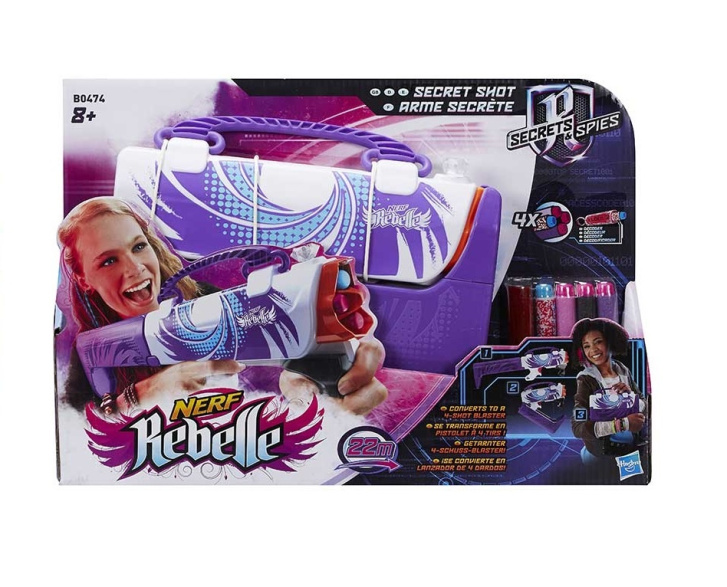 NERF Rebelle - Secret Shot Blaster Růžová