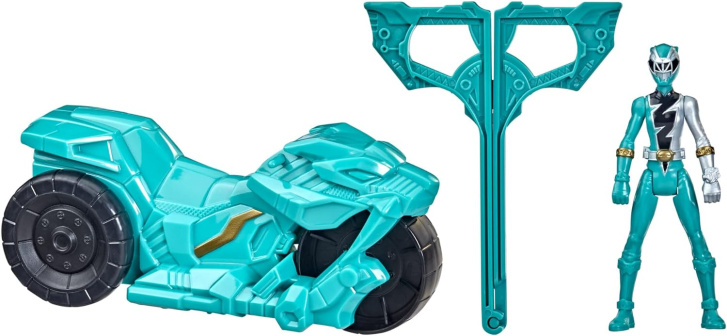 Power Rangers – Motocykl s figurkou Sabertooth Battle Rider
