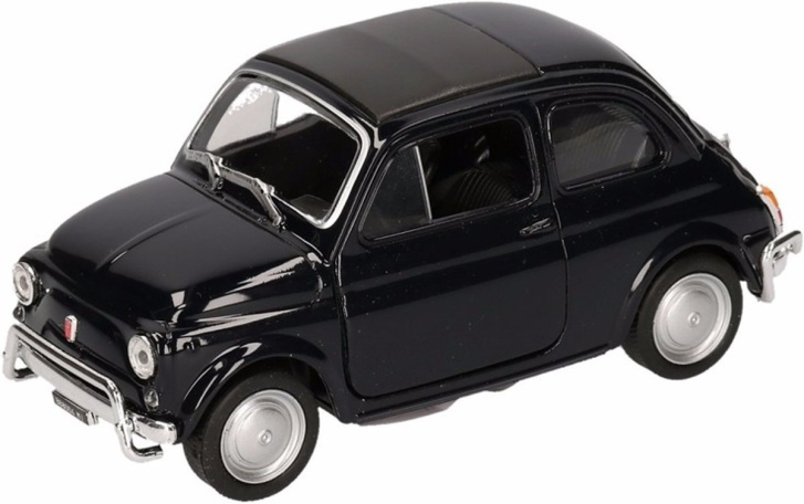 Autíčko 1:34 Fiat 500 CL Černá