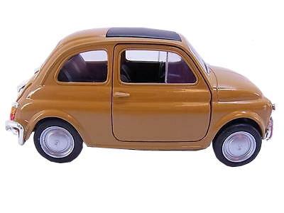 Autíčko 1:34 Fiat 500 CL Černá