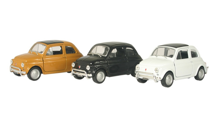 Autíčko 1:34 Fiat 500 CL Černá