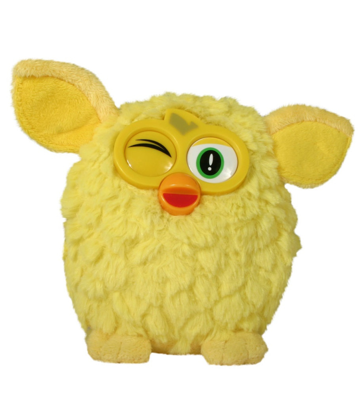 Plyšový Furby - 14 cm Žlutá