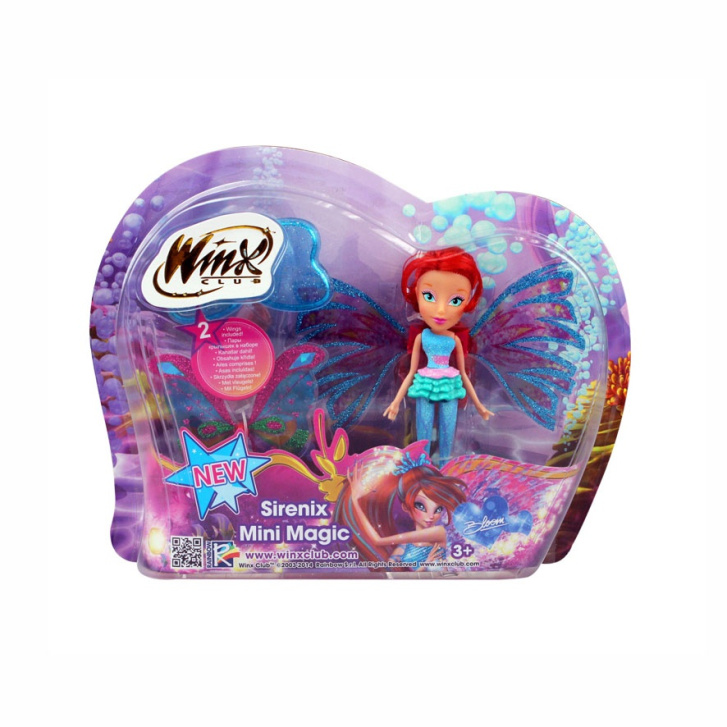 Panenka Winx - Mini doll Sirenix Flora