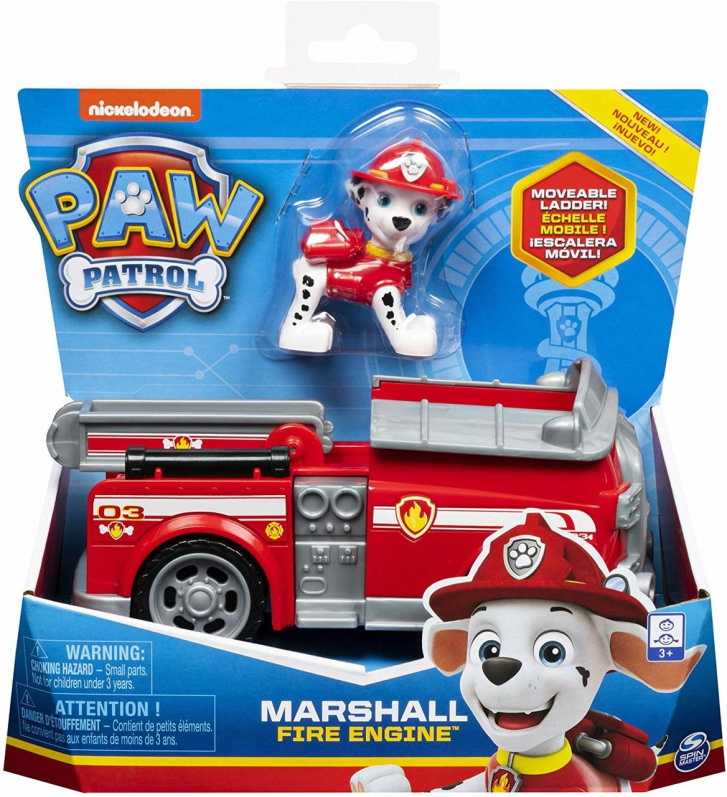 Paw Patrol – Vozidlo s figurkou Marshall - 20114322