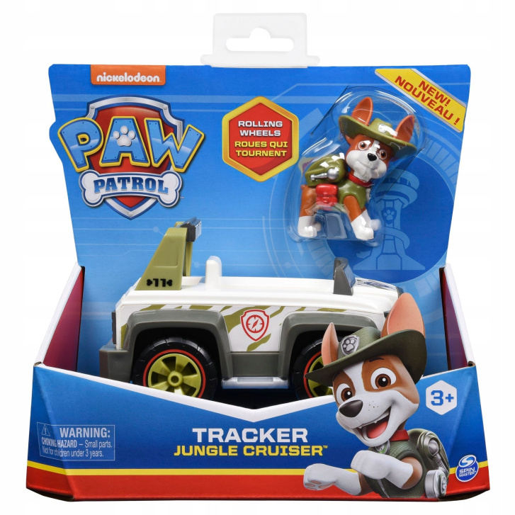 Paw Patrol – Vozidlo s figurkou Tracker - 20124642