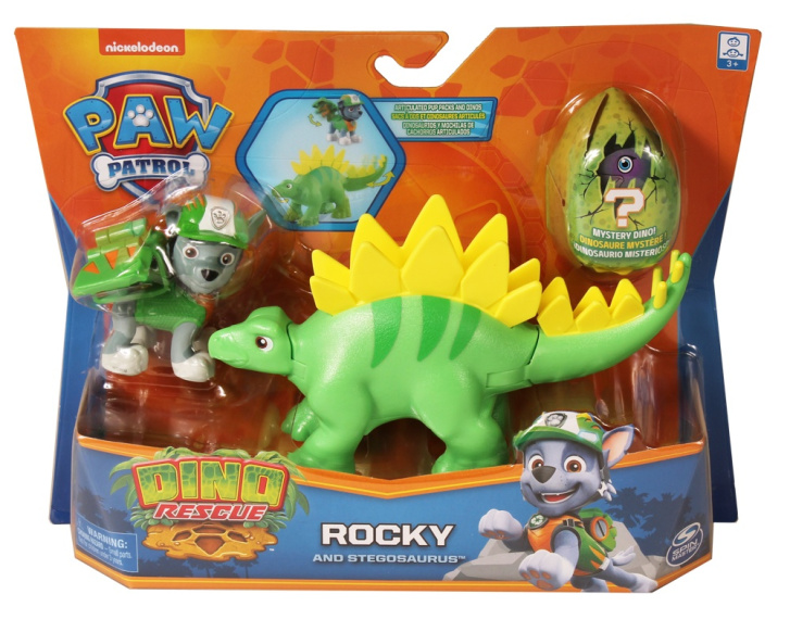 Paw Patrol – Pejsek s dinosaurem Rocky A Stegosaurs