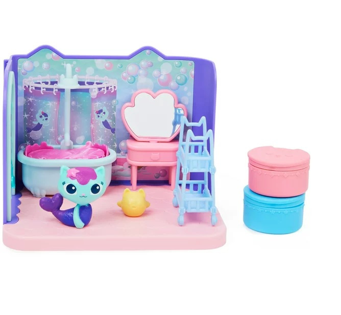 Gabby’s Dollhouse – Souprava nábytku MerCat Primp & Pamper Bathroom