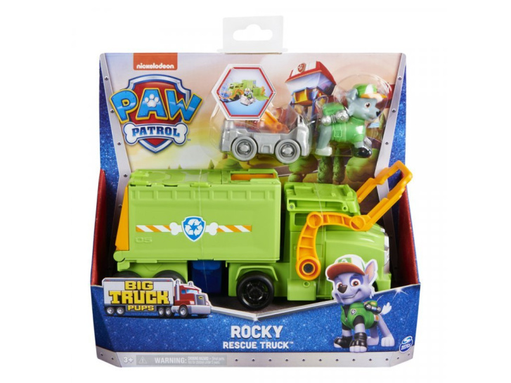Paw Patrol - Vozidlo s figurkou Rocky