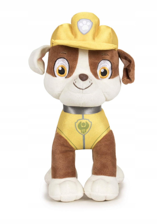 Paw Patrol – Plyšová postavička 19 cm Rubble