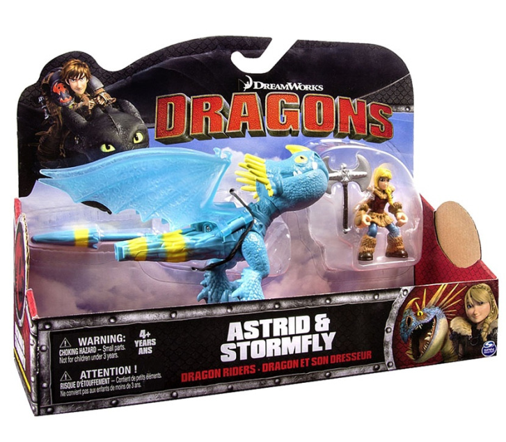 Dragons - Figurka s drakem Snotlout A Hookfang