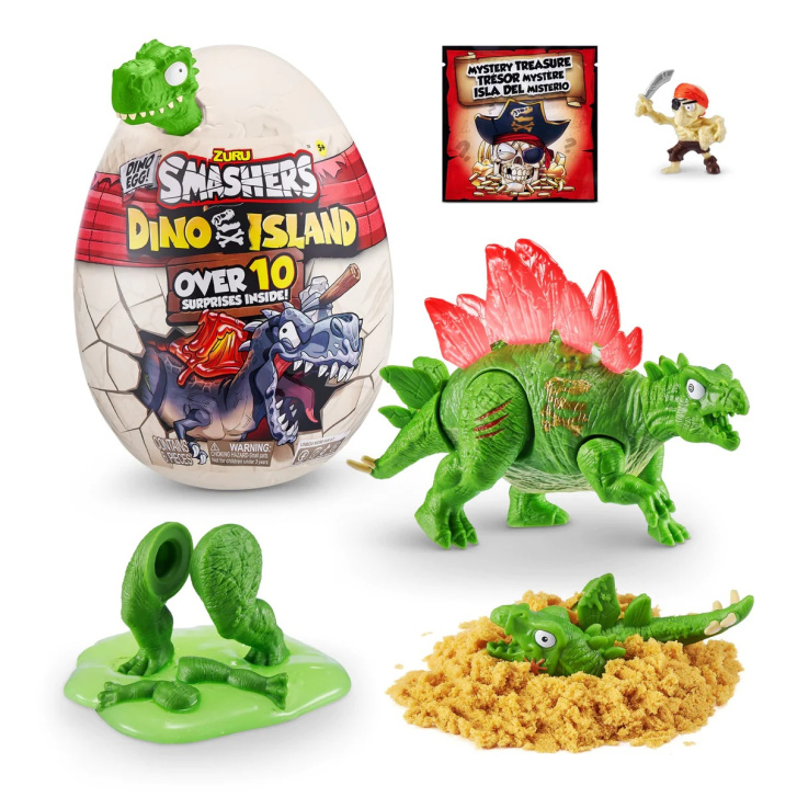 Smashers - Dino Island Zelený