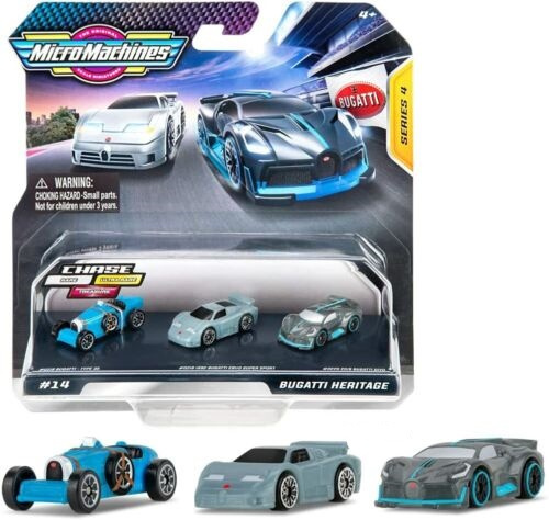MicroMachines – Mikro vozidla Bugatti Heritage