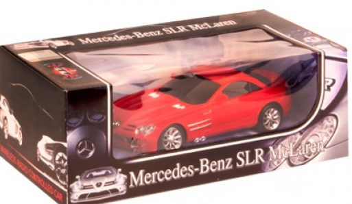 RC - Auto na dálkové ovládání 1:24 Merceds-Benz SLR Mc Laren - Červená