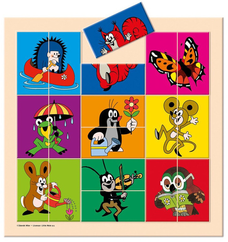 Puzzle - Krtek a přátelé