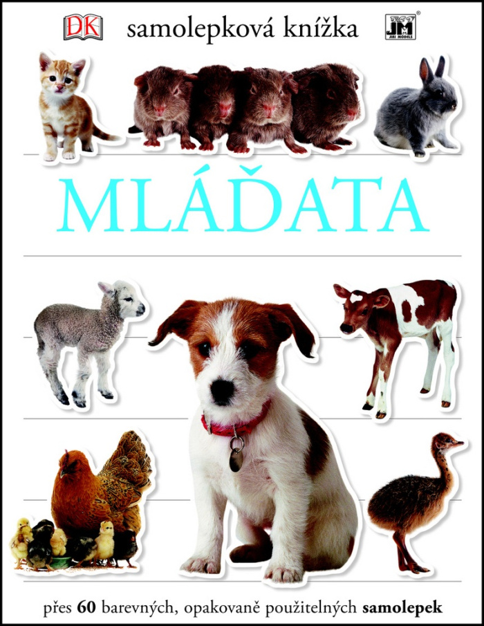 Malá samolepková kniha – Mláďata