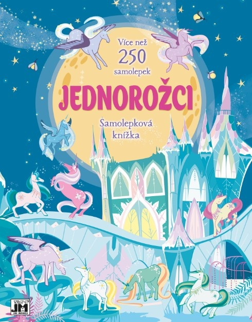 Samolepková kniha jednorožců