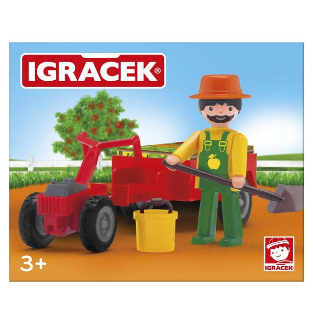 Igráček – Zahradník s traktorem