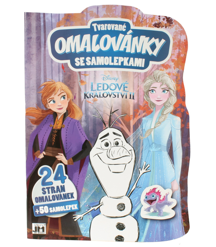 Ledové království 2 - Omalovánky + samolepky