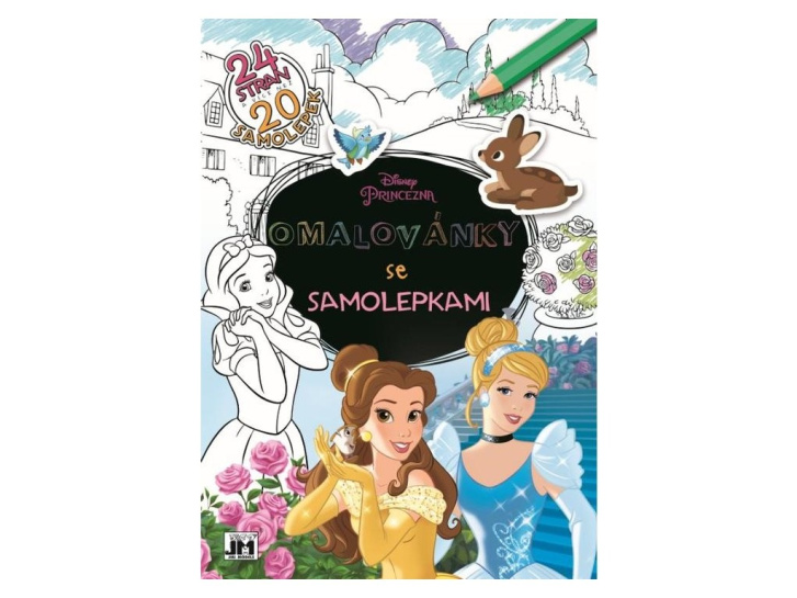 Disney Princess – Omalovánky se samolepkami
