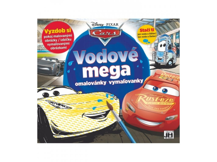 Cars - Vodové mega omalovánky