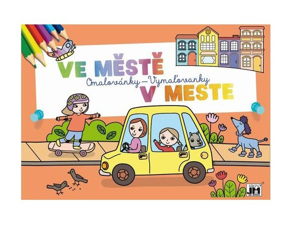 Omalovánky - Ve městě