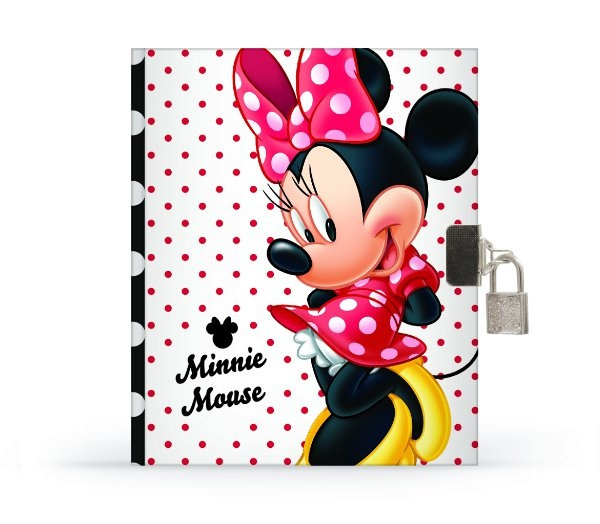Minnie Mouse diář se zámkem
