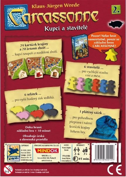 Hra – Carcassonne, Kupci a stavitelé