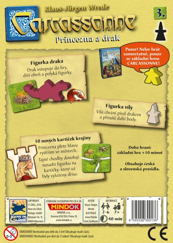 Hra – Carcassonne, Princezna a drak